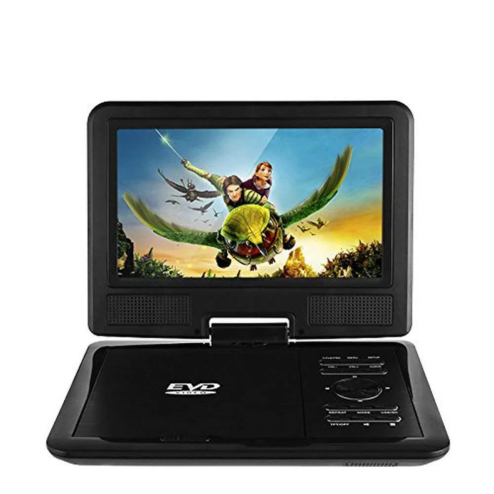 Lecteur DVD portable 8,7" - Vision sonore portable BW avec écran pivotant à 270 degrés - Radio FM, MP3, TV, jeux