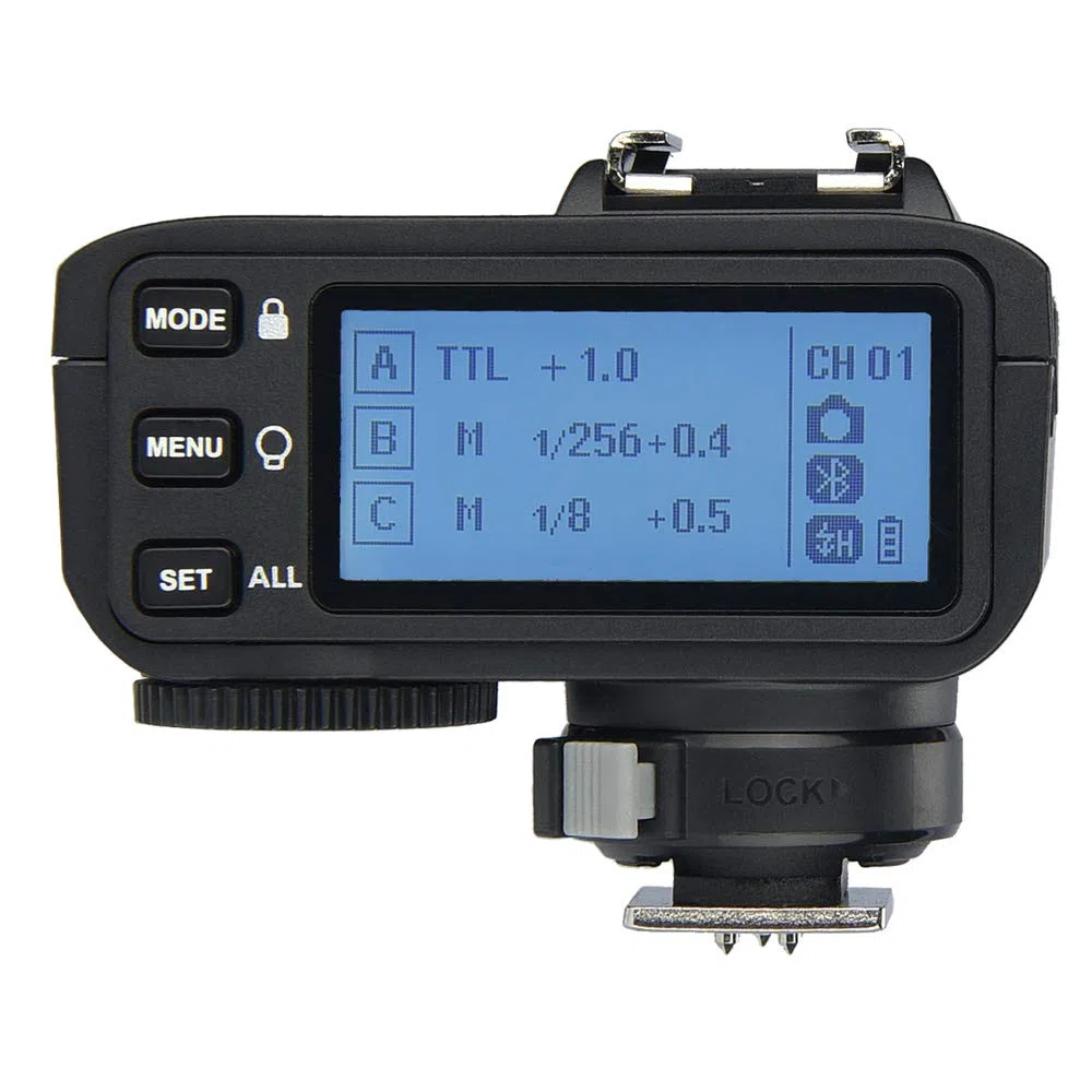 Godox X2T-O TTL Déclencheur de Flash 1/8000s HSS 2.4G LCD Écran Transmetteur à Distance sans Fil Trigger Compatible avec Caméra Olympus, Panasonic/Godox V1-O/TT350-O/V860II/AD200/AD200Pro