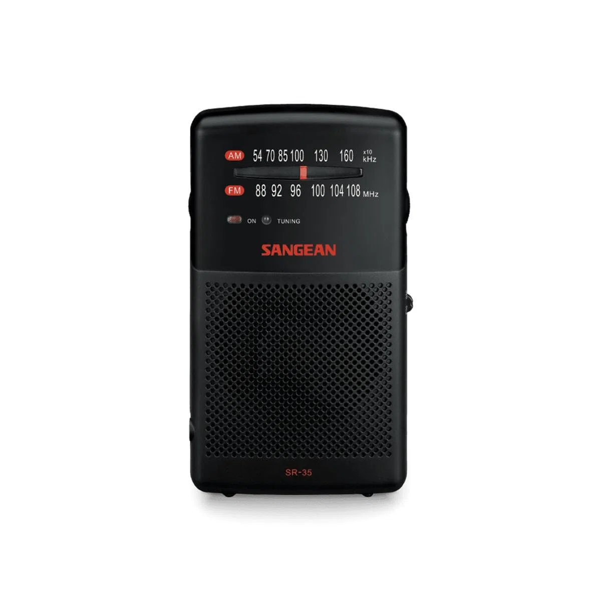 Sangean SR-35 Radio Portable compacte avec Haut Parleur intégré Noir
