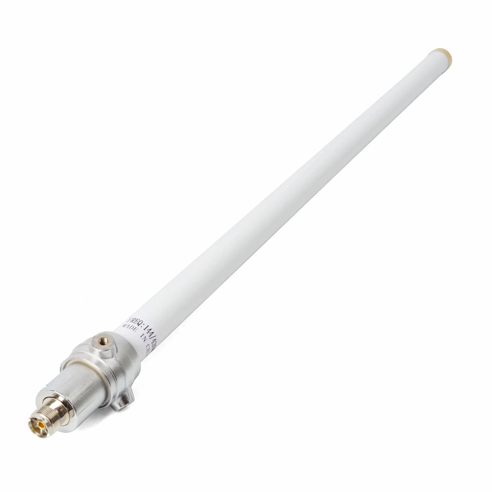 UAYESOK Amateur Station de Base Antenne UHF VHF Fibre de Verre Antenne Stationaire Antenne de Base Vertical 4.5/7.2dBi SO239 Haute Amplification pour Émetteur Répéteur de Police Scanner Camion SUV