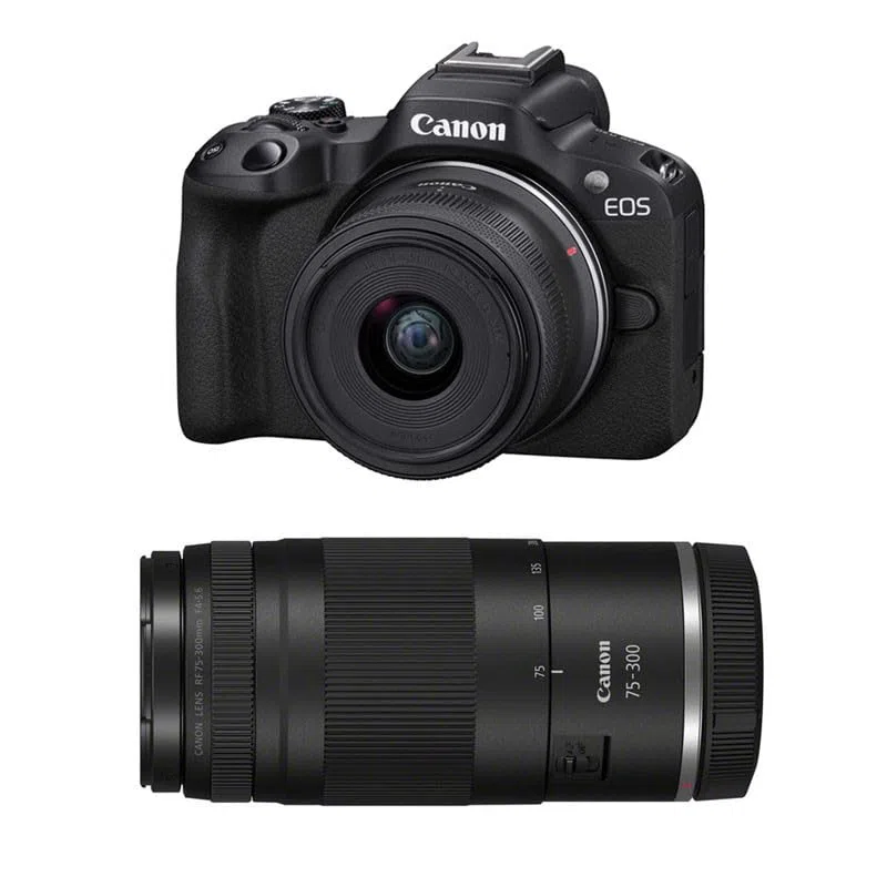 CANON EOS R50 + RF-S 18-45mm f/4.5-6.3 is STM + RF 75-300mm F/4-5.6