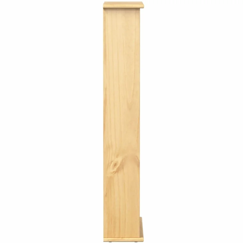 vidaXL Armoire à CD Corona 52x17,5x103 cm Bois de pin Massif, unité de Rangement CD, Armoire de Rangement CD, Meuble de Rangement CD