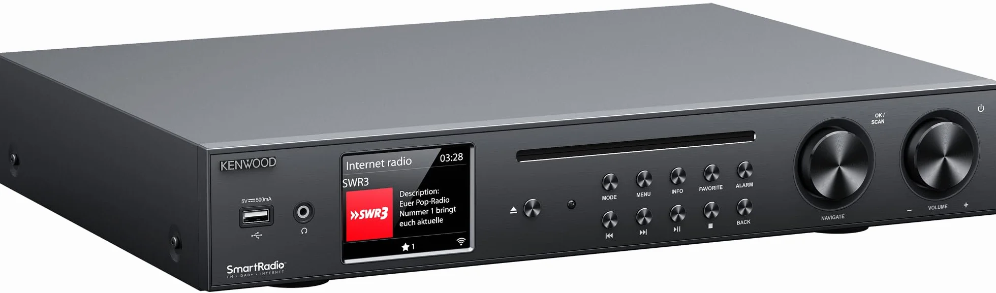 Kenwood KR-W8000SCD-B ricevitore AV 30 W Stereo Nero