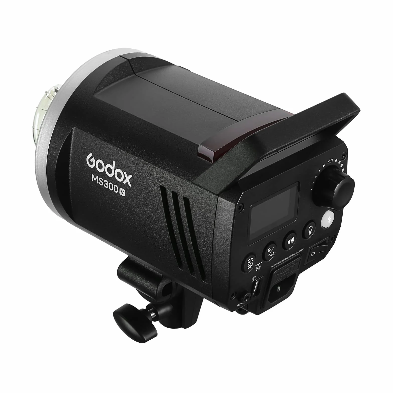 GODOX MS300V 300W Studio Flash 5800 ± 200K 0.1~1.8s Temps de récupération avec LED Styling Light LED Flash monolithique pour Studio, Portrait, Photographie Commerciale