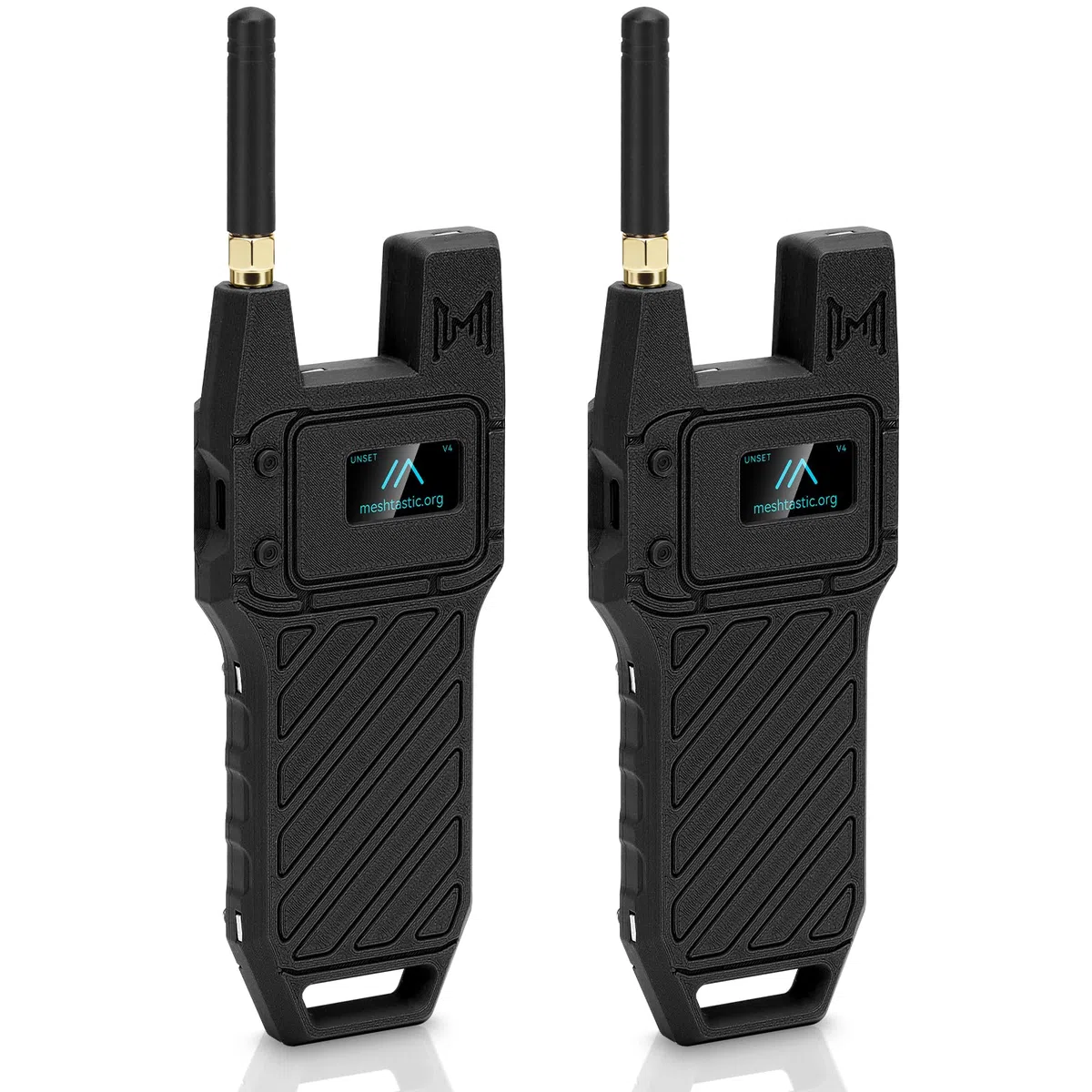 Lot de 2 cartes de développement ESP32 LoRa V4 + version GPS + batterie 3000 mAh + étui de transport ESP32-S3R2 SX1262 avec antenne 915 MHz WiFi Bluetooth 0,96" OLED LoRa V4 pour appareils Ar duino