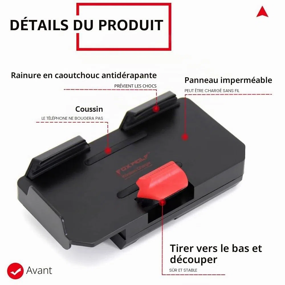 Support de navigation sans fil pour téléphone portable GPS moto BMW R1300GS R1200GS ADV R1250GS CRF1000L S1000XR F900R F900XR F850GS F800GS F750GS F700GS Accessoires de moto