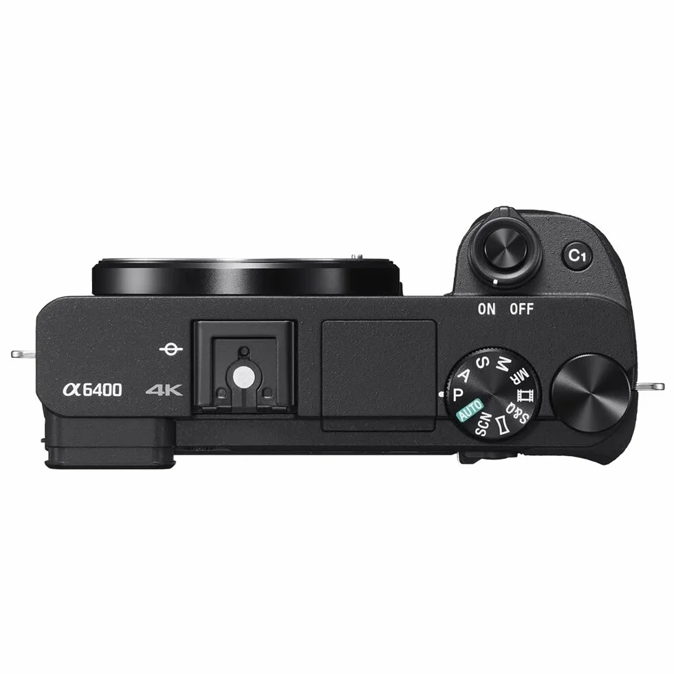 Sony Alpha 6400|Appareil Photo Numérique Hybride APS-C en kit avec l'Objectif Zoom E 16-50mm f/3.5-5.6 PZ OSS (24,2 MP, AF en 0.02s, Suivi des Yeux, 4K HLG, Ecran Selfie Vlogging)(ILCE6400, A6400)