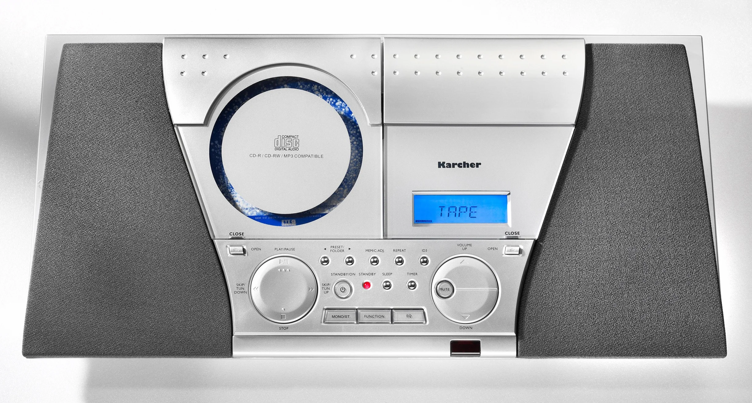 Karcher 864844 Lecteur CD 1 x USB Argent