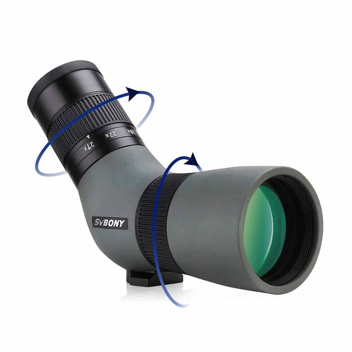Svbony SV410 Ed Longue Vue 9-27x56, Portable Compact, Verre Ed Optique FMC, Champ de Vue Large Étui Modulaire Colibri Spotting Scope pour Observation des Oiseaux, Voyage, Paysage