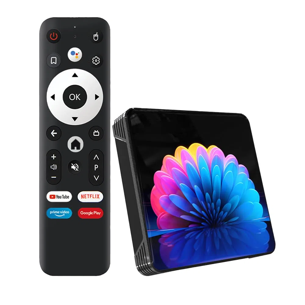 RUPA Android TV Box 13.0, 2025 8K Neueste Android Box mit RAM 4GB ROM 32GB WiFi6 Enternet 10/100M Bluetooth 5.0 USB3.0 Unterstützt 3D HD Cast Screen Smart TV Box