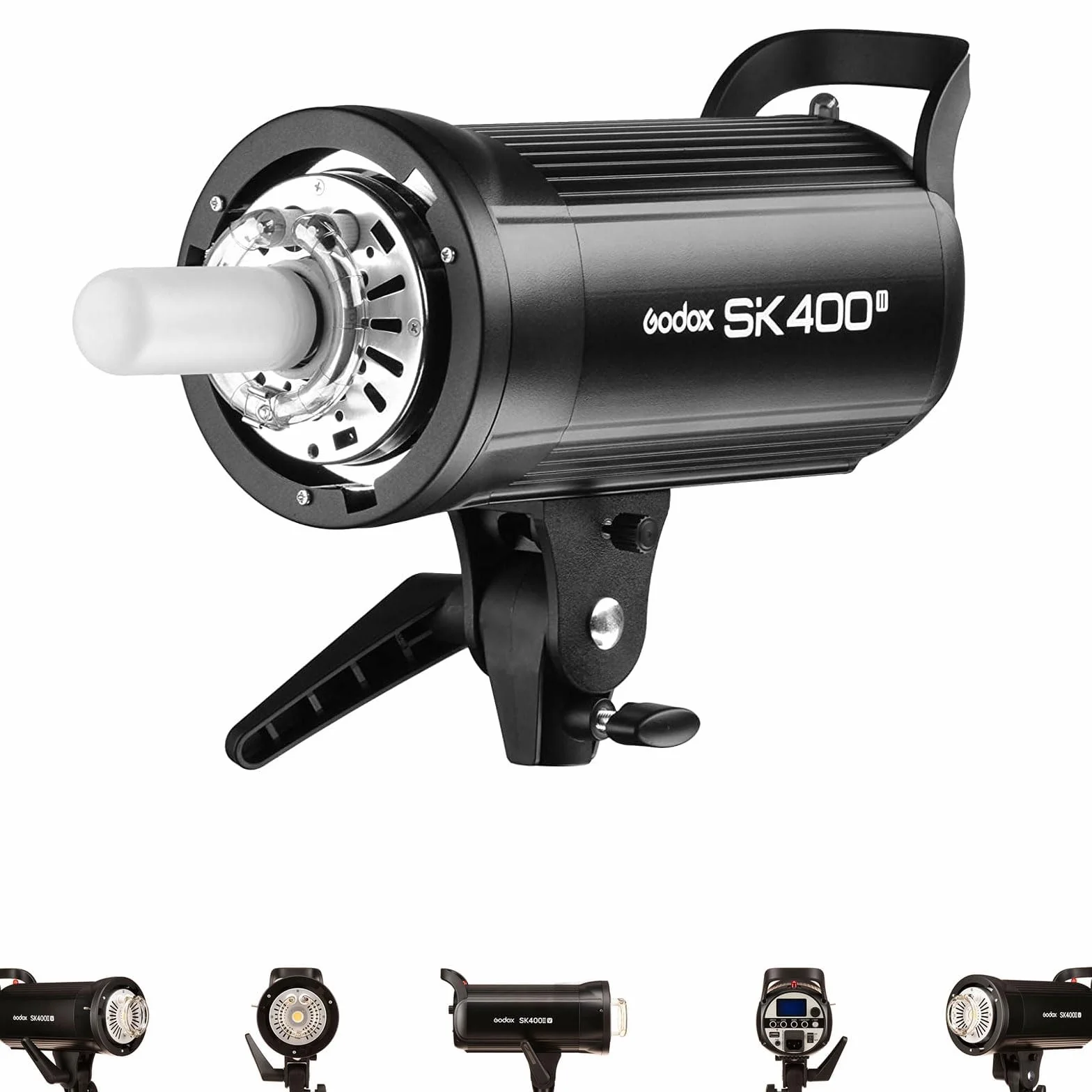 GODOX SK400II 400Ws Flash de Studio lumière stroboscopique avec Support Bowens et tête de Lampe, Lampe de modélisation 150W pour Studio