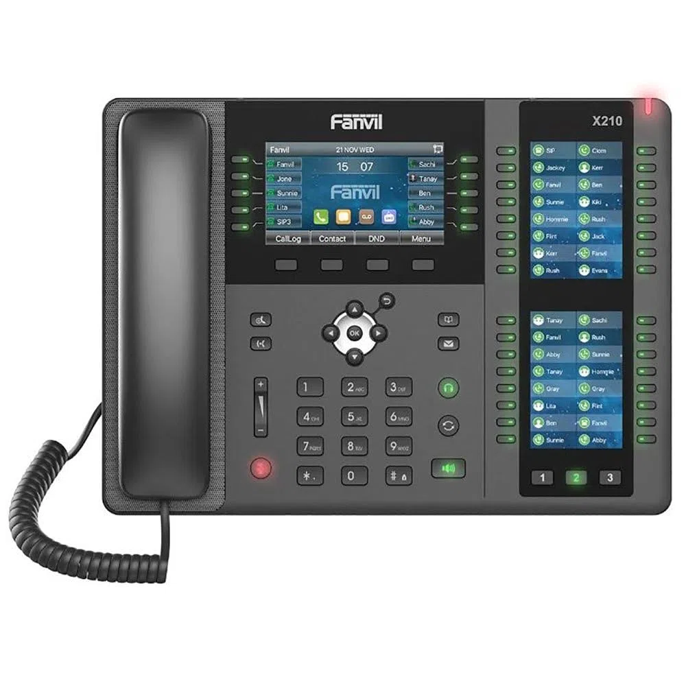 Fanvil X210, 20 Lignes SIP, 106 Touches DSS