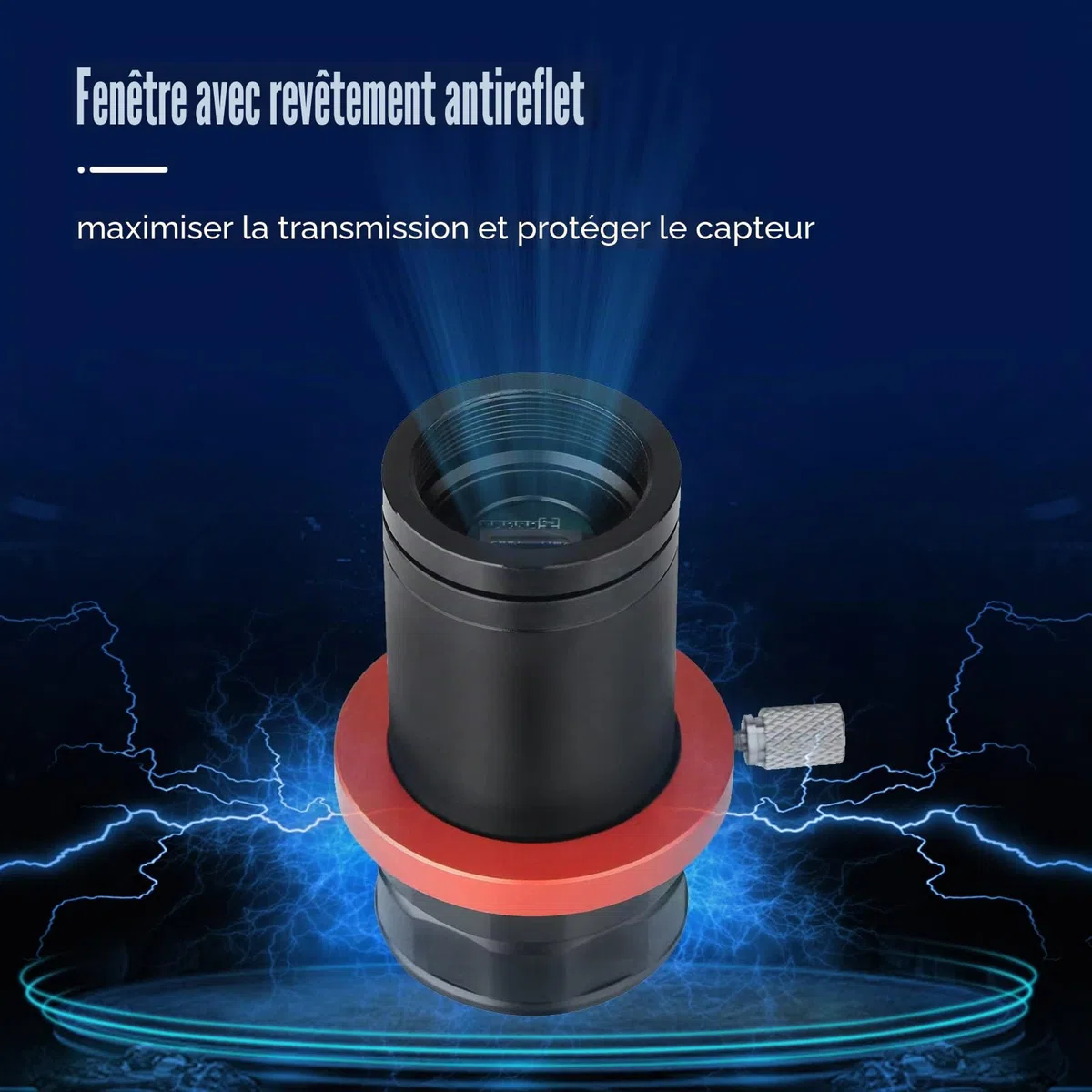 Svbony SV905C Caméra pour Télescope, Caméra d'autoguidage 1,25", Capteur CMOS Couleur 1,23 MP, USB 2,0, Revêtement AR, Port de Guidage ST4, Accessoire pour Télescope Destiné à L'astrophotographie