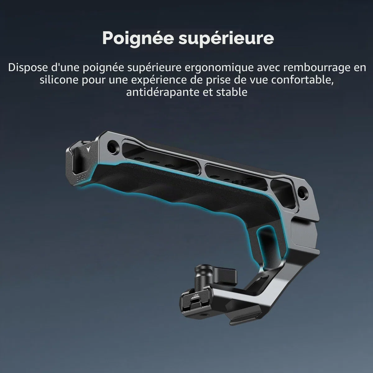 SMALLRIG R6 Mark III Kit Cage pour Canon R6 Mark II avec Poignée Supérieure, Poignée Latérale et Serre-Câble, Rails NATO Doubles HawkLock, Plaque Rapide pour Arca - 5956