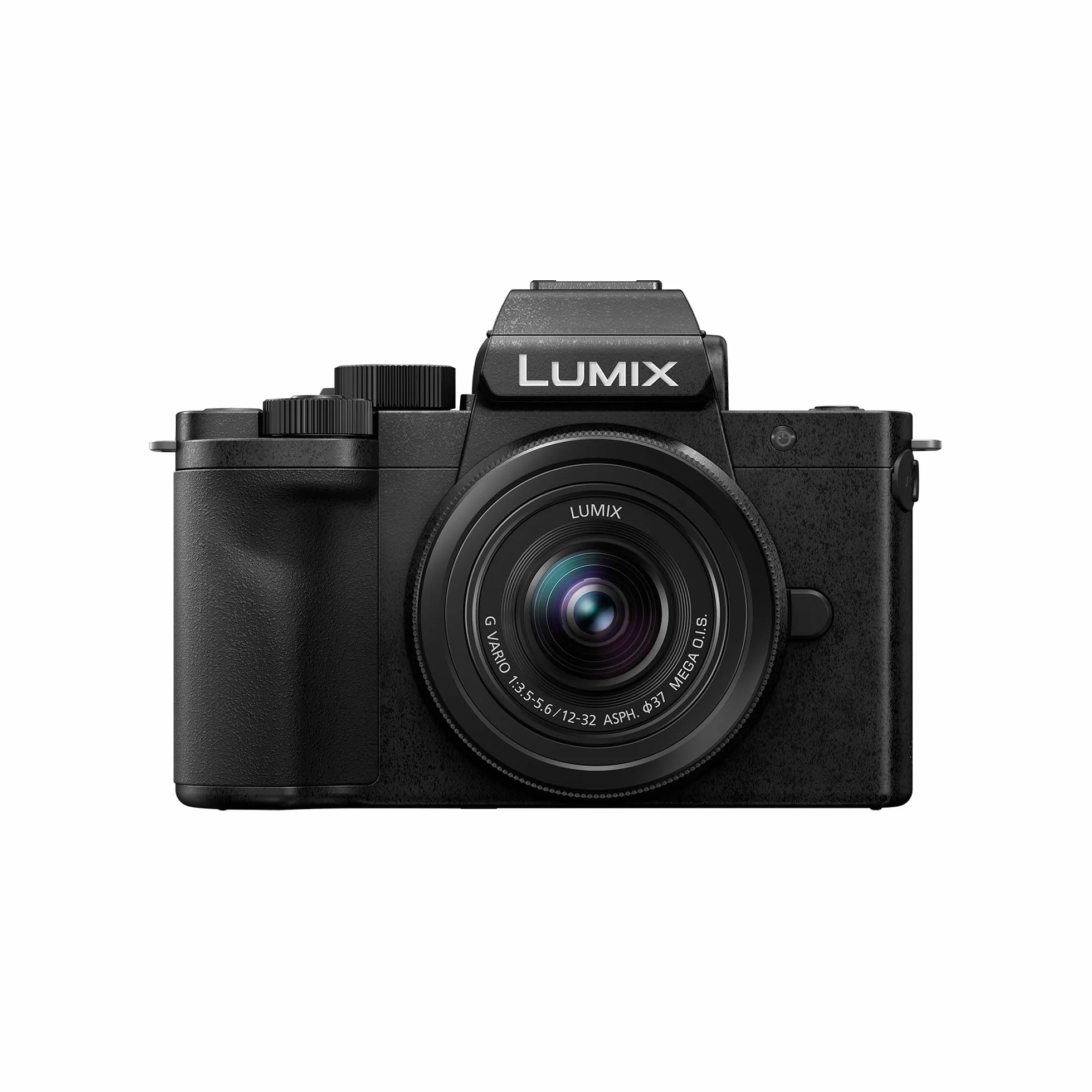 Panasonic Lumix G100D | Appareil Photo Hybride + Objectif Lumix 12-32mm (Capteur 4/3 20.3MP, Vidéo 4K/ 30p, OZO Audio by Nokia, Mode Selfie Vidéo, Stab.) Noir – Version Française