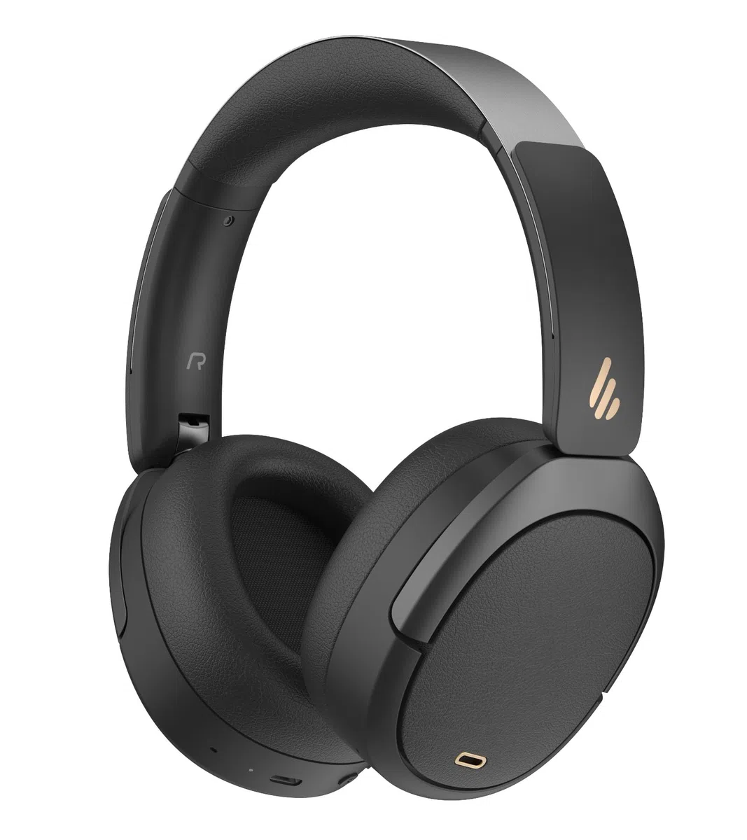 Edifier Casque Over-Ear avec et sans Fil W80 - Réduction de Bruit ANC Hybride -49dB, Hi-Res LDAC, Autonomie 65h, Appels IA, Bluetooth 5.4, Multipoint, Charge Rapide - Noir