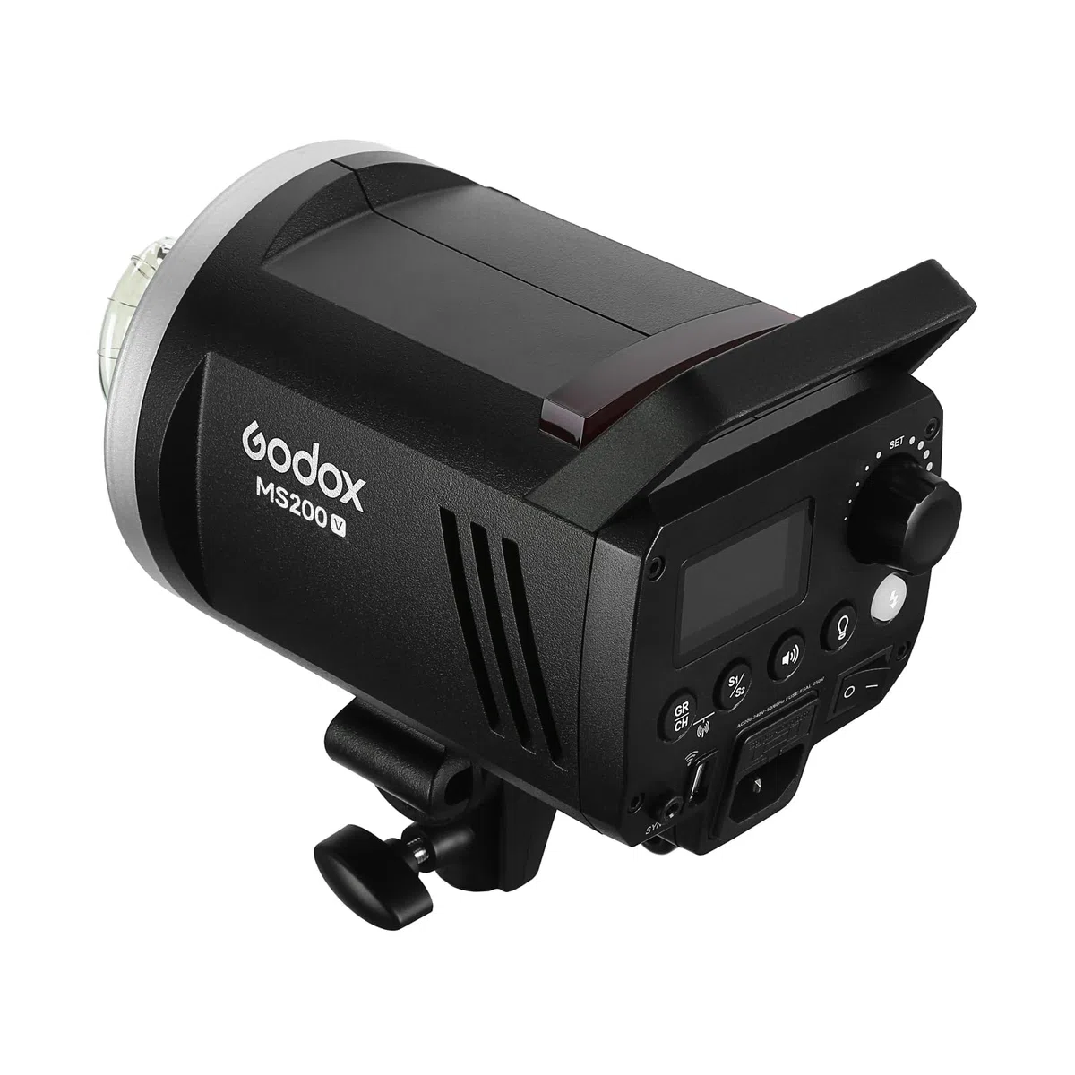 Godox MS200V MS200-V 200W 220V 5600K 2.4G Studio Flash LED Modeling Lamp, Portable Monture Bowens éclairage pour Photographie de Studio et Portrai