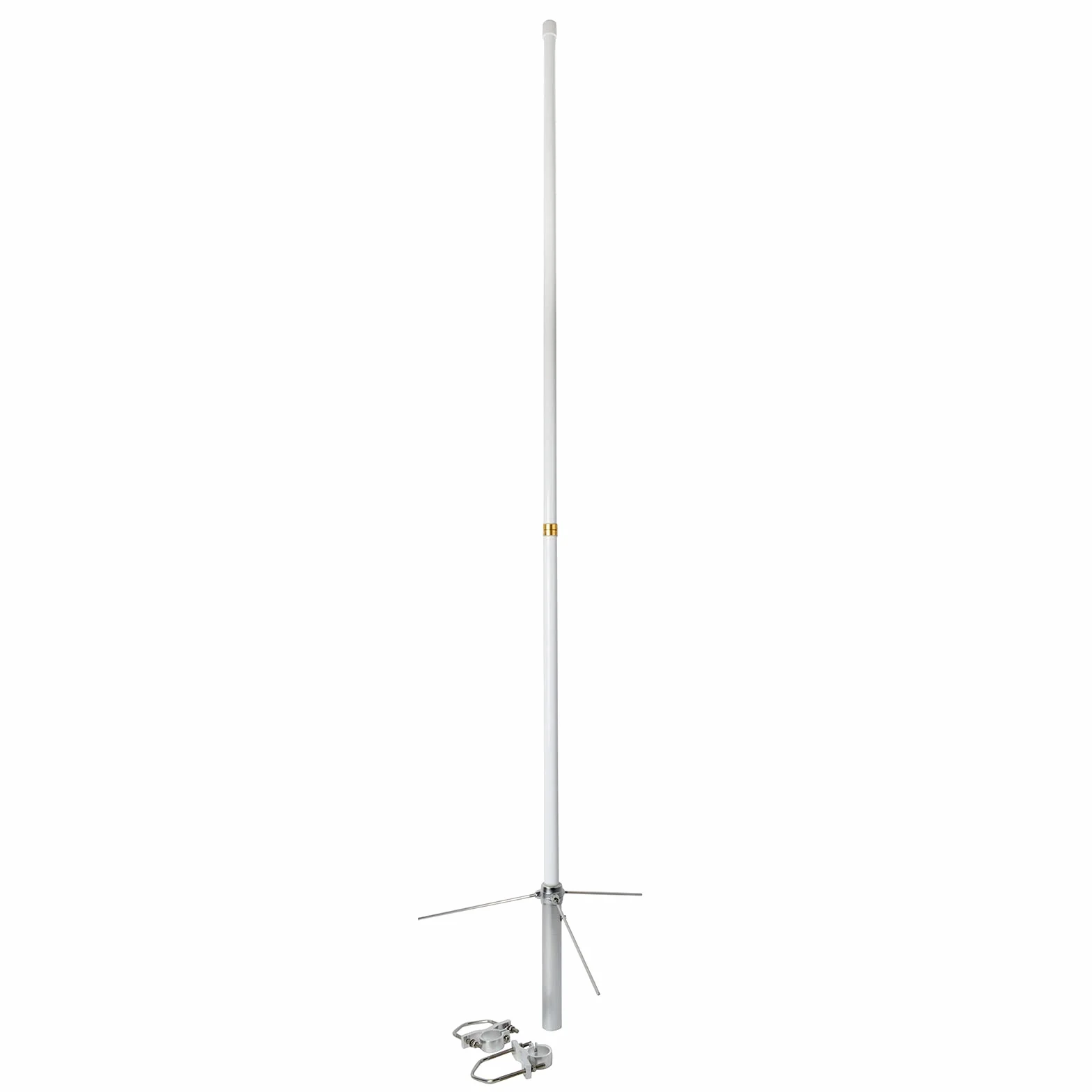 UAYESOK Amateur Station de Base Antenne UHF VHF Fibre de Verre Antenne Stationaire Antenne de Base Vertical 4.5/7.2dBi SO239 Haute Amplification pour Émetteur Répéteur de Police Scanner Camion SUV