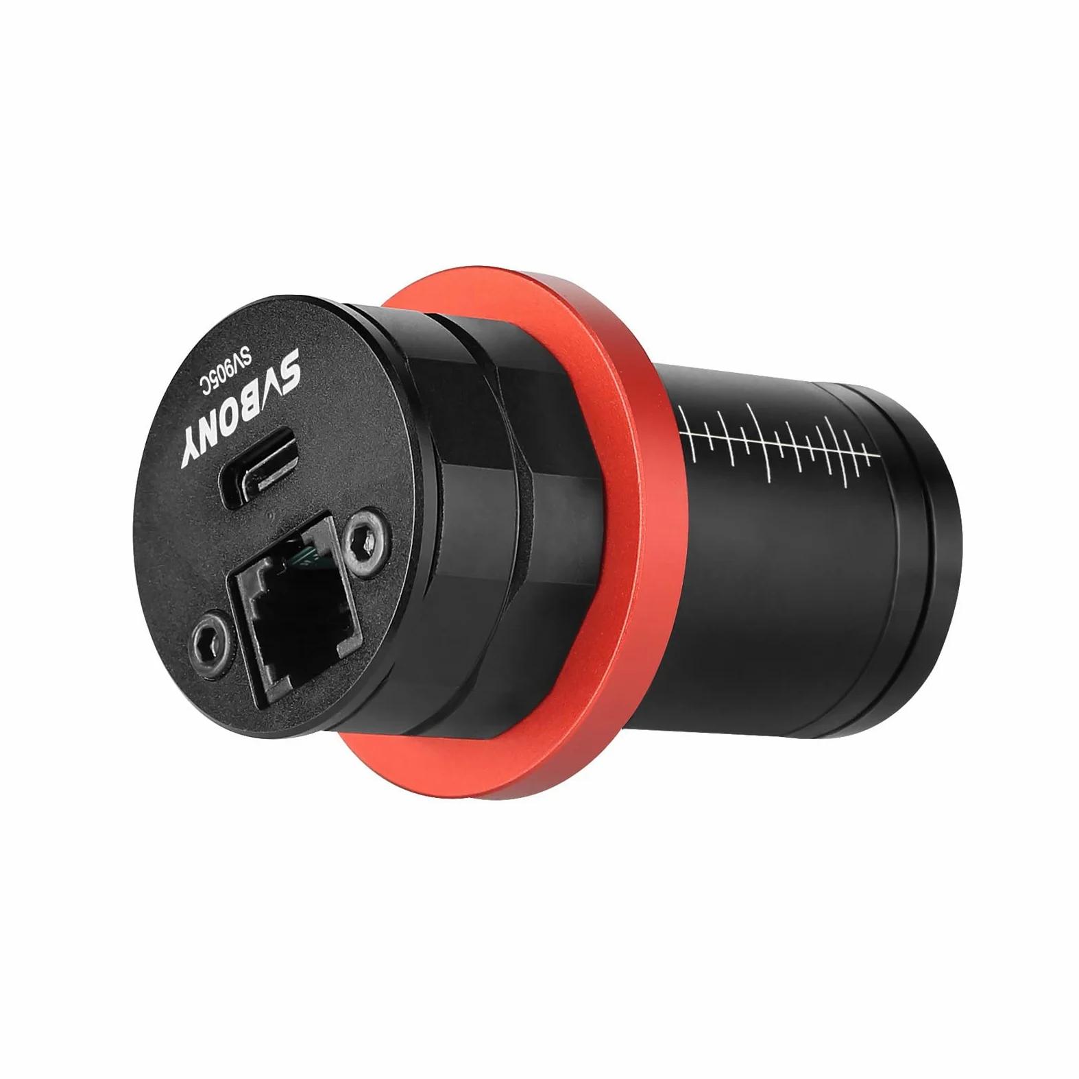 Svbony SV905C Caméra pour Télescope, Caméra d'autoguidage 1,25", Capteur CMOS Couleur 1,23 MP, USB 2,0, Revêtement AR, Port de Guidage ST4, Accessoire pour Télescope Destiné à L'astrophotographie