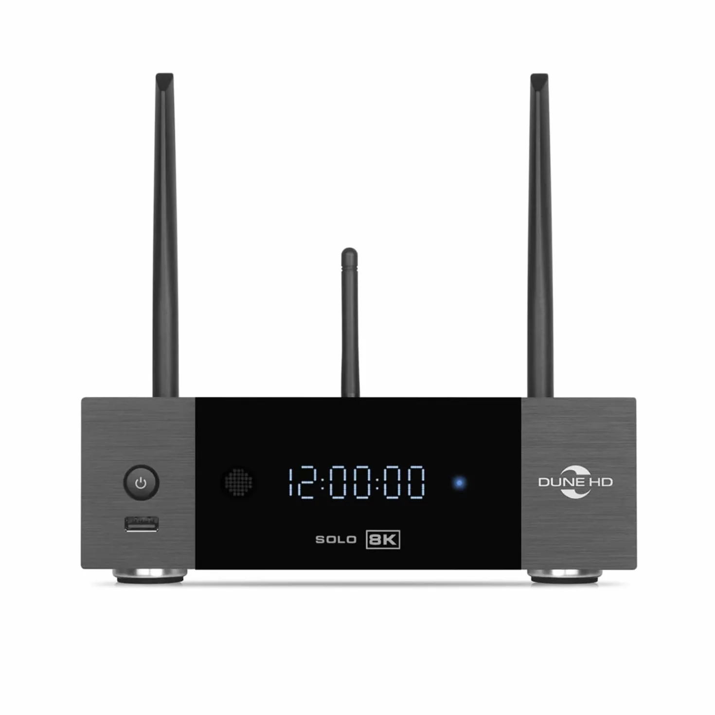 Dune HD Solo 8K, Lecteur multimédia, Android Box, Dolb Visio, Atmo, S928X, HD-Audio, HDMI, 2.1a, BT 5.2, WiFi6, 1Gbit, USB 3.0, 8GB / 64GB, 3.5 HDD Rack, Optical/Coaxial S/PDIF, 8Kp60, 4K, 1080p