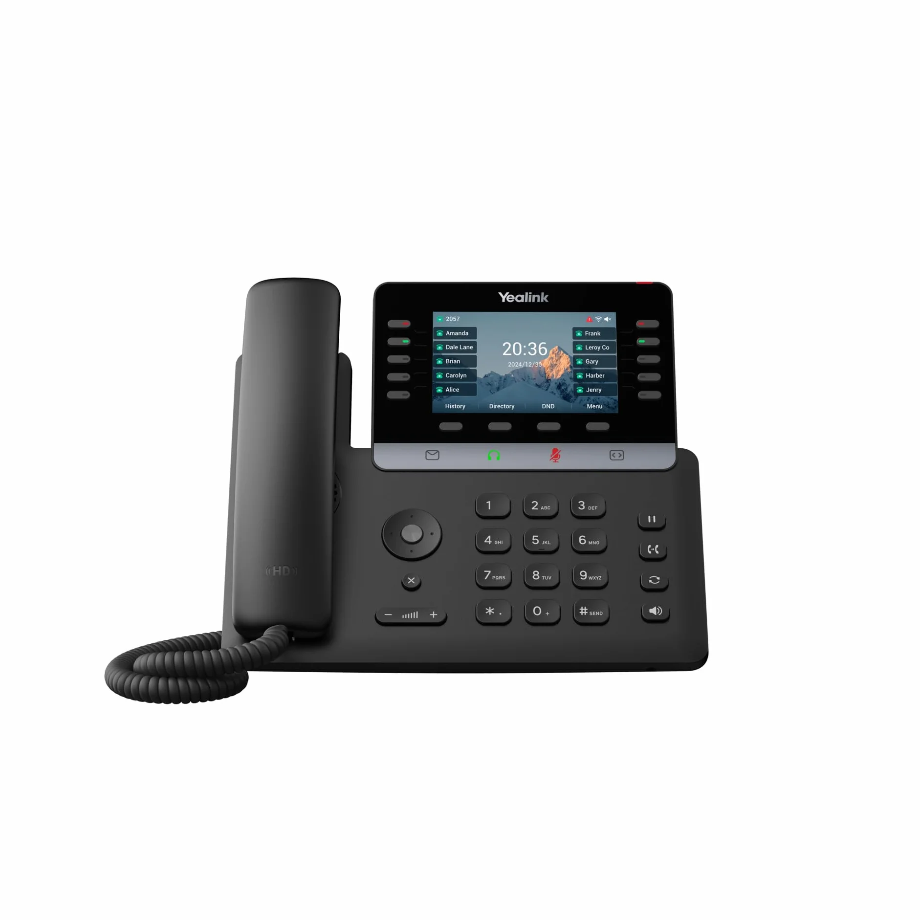 Yealink teléfono SIP -T74U Negro - VoIP-Telefon (1301222)