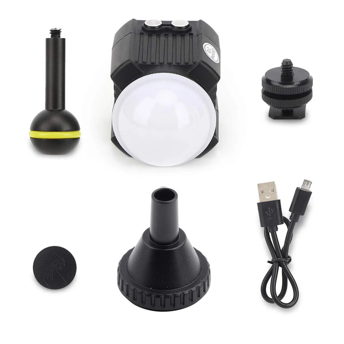 Lumière de Remplissage de Plongée à économie d'énergie de Lumière de Remplissage de 60M, Lumière de Remplissage étanche, pour la Vidéo de Divertissement de Photographie