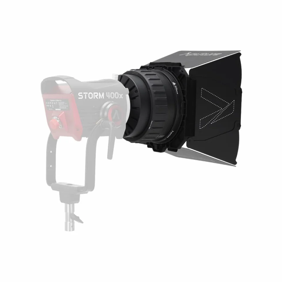 Aputure CF7 Kit Fresnel et Barndoors - Lentille de Fresnel Bowens Mount 7" pour Storm 400x avec Barndoors et Sac de Transport