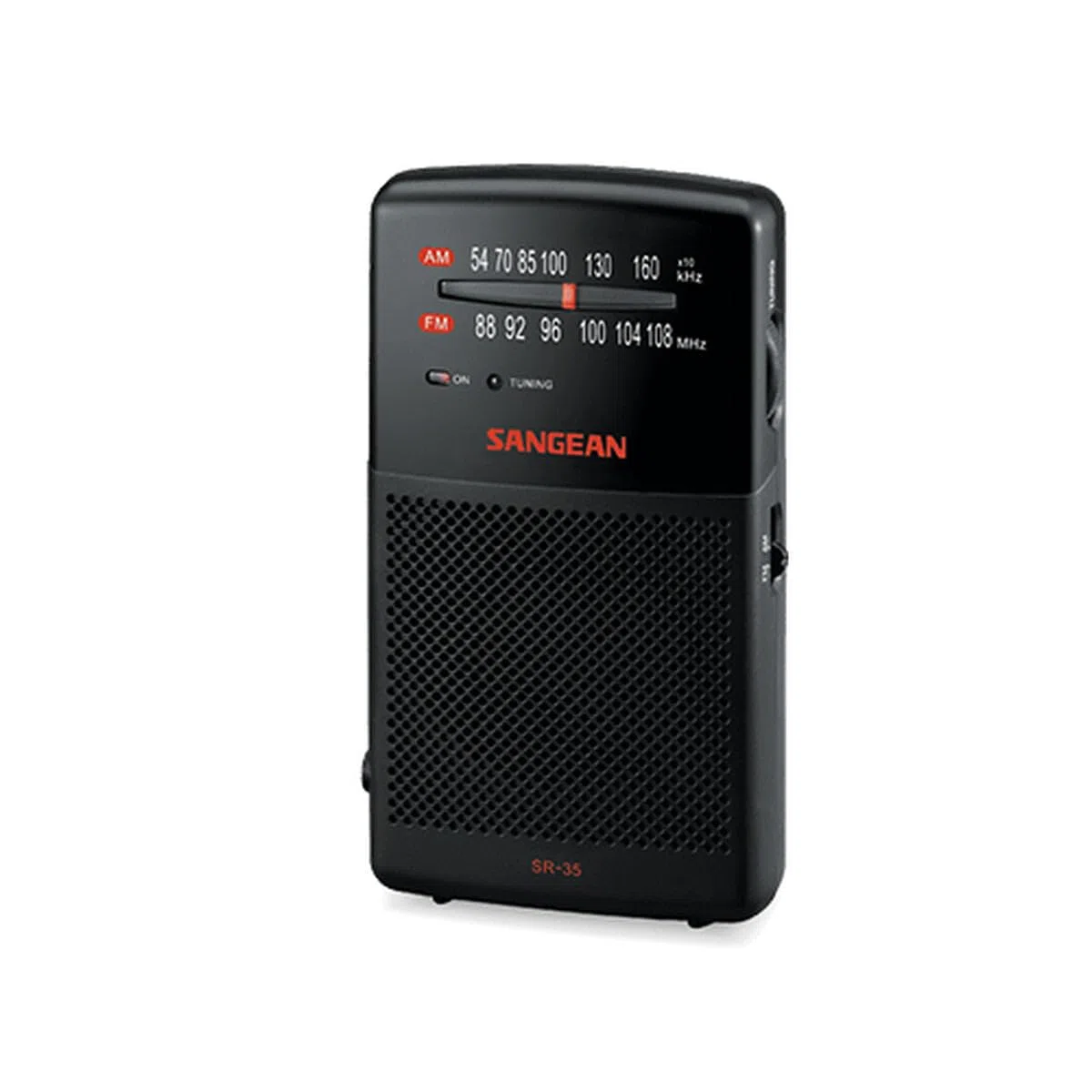 Sangean SR-35 Radio Portable compacte avec Haut Parleur intégré Noir