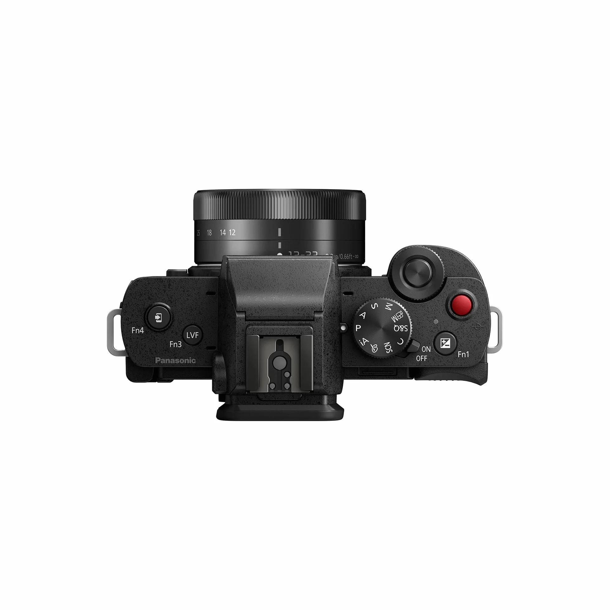 Panasonic Lumix G100D | Appareil Photo Hybride + Objectif Lumix 12-32mm (Capteur 4/3 20.3MP, Vidéo 4K/ 30p, OZO Audio by Nokia, Mode Selfie Vidéo, Stab.) Noir – Version Française