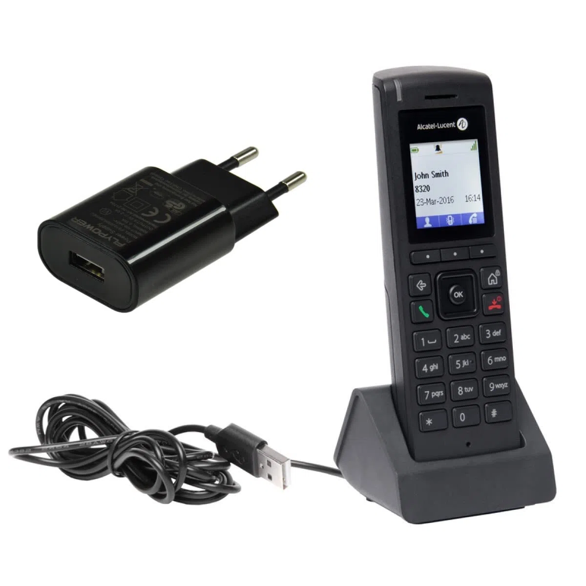 Alcatel-Lucent Enterprise 8212 Combiné DECT supplémentaire Noir