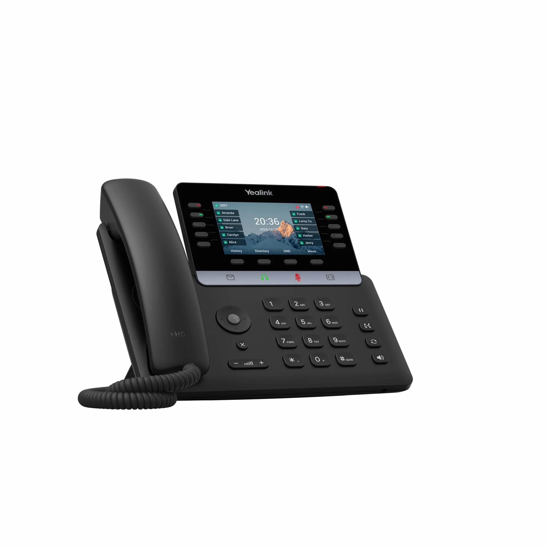 Yealink teléfono SIP -T74U Negro - VoIP-Telefon (1301222)