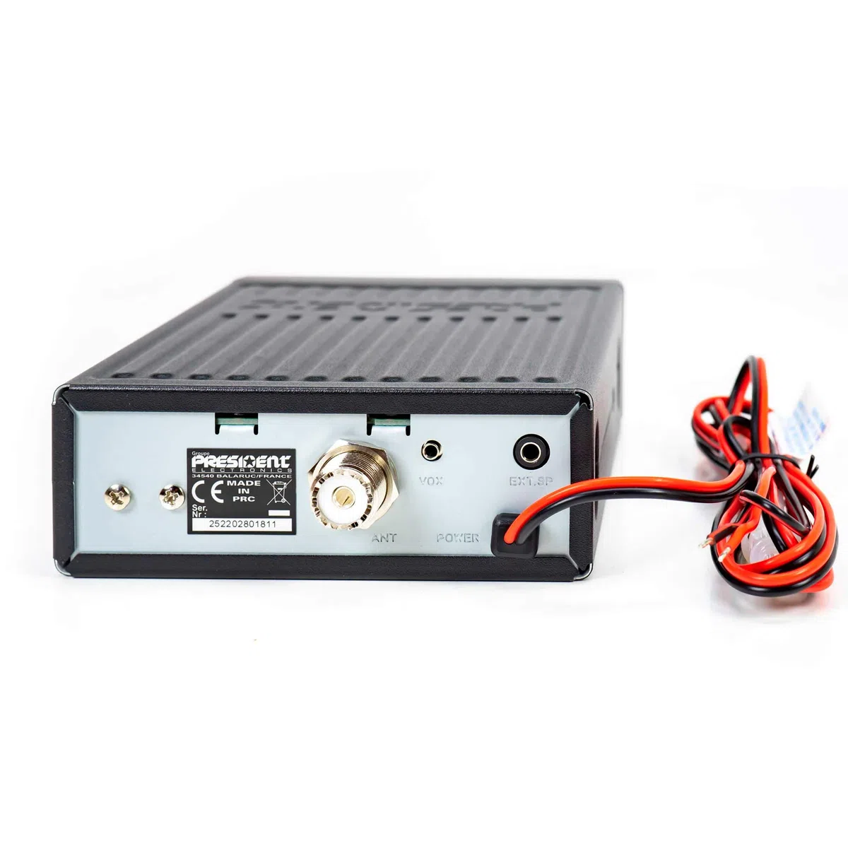PNI CB President Teddy II ASC AM/FM, VOX, NB, ANL Kit Radio 12 V + antenne CB PNI ML70, Longueur 70 cm, 26-30 MHz, 200 W