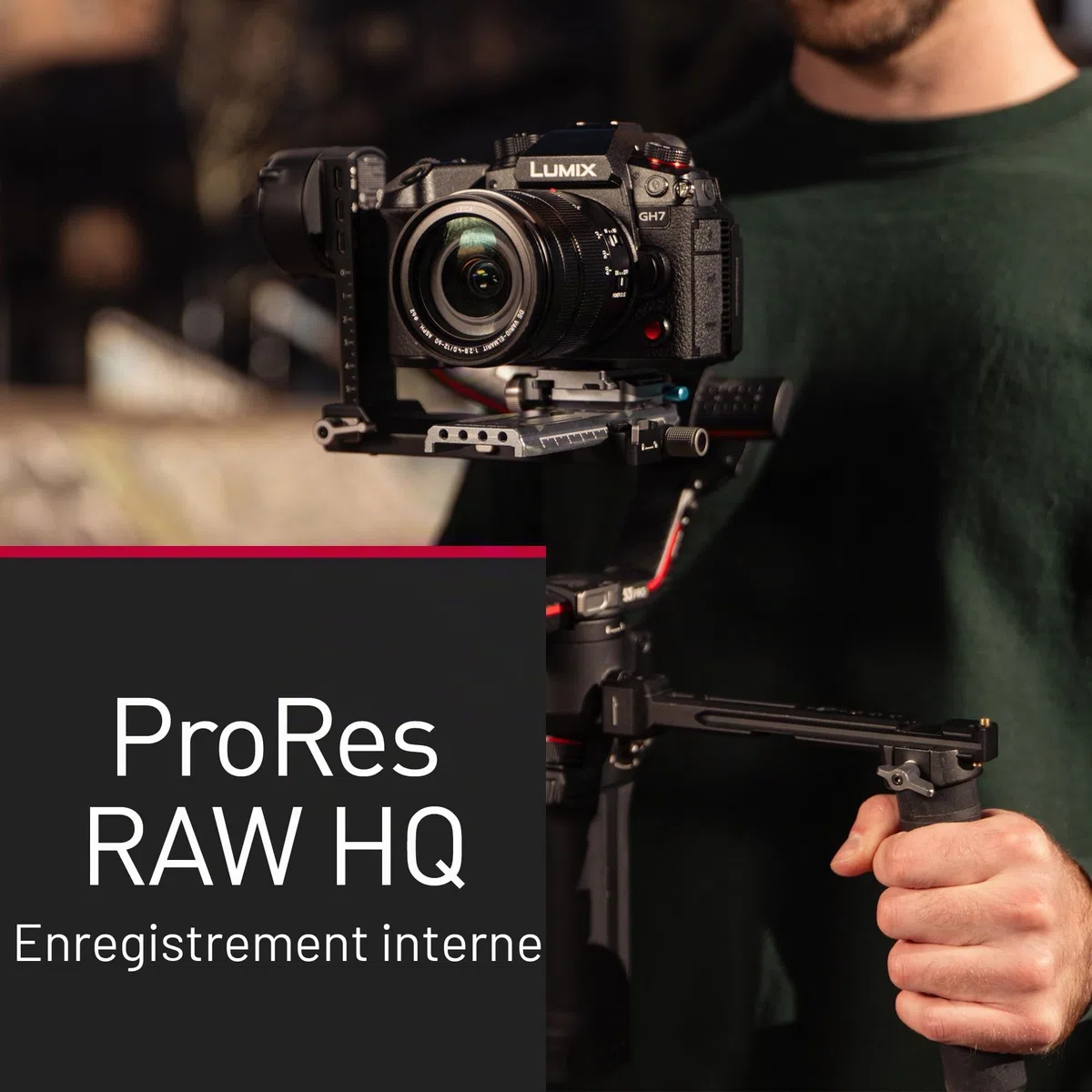 Panasonic Lumix GH7 | Appareil Photo vidéo Hybride Expert (Vidéo illimitée, AF Phase, Audio 32bit Flottant, 5.8K 30p Open Gate, ProRes RAW Interne, Log Arri, Slow Motion 4K 120p) – Version Française
