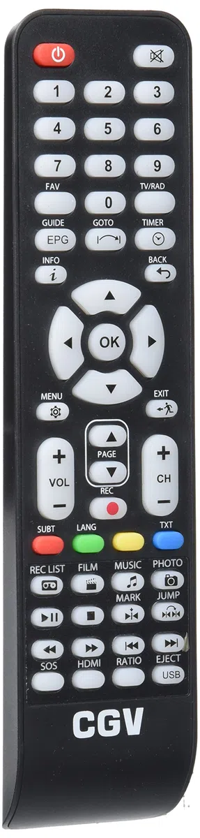 CGV ETIMO 2Tb Récepteur/Enregistreur TNT HD à Double Tuner Noir