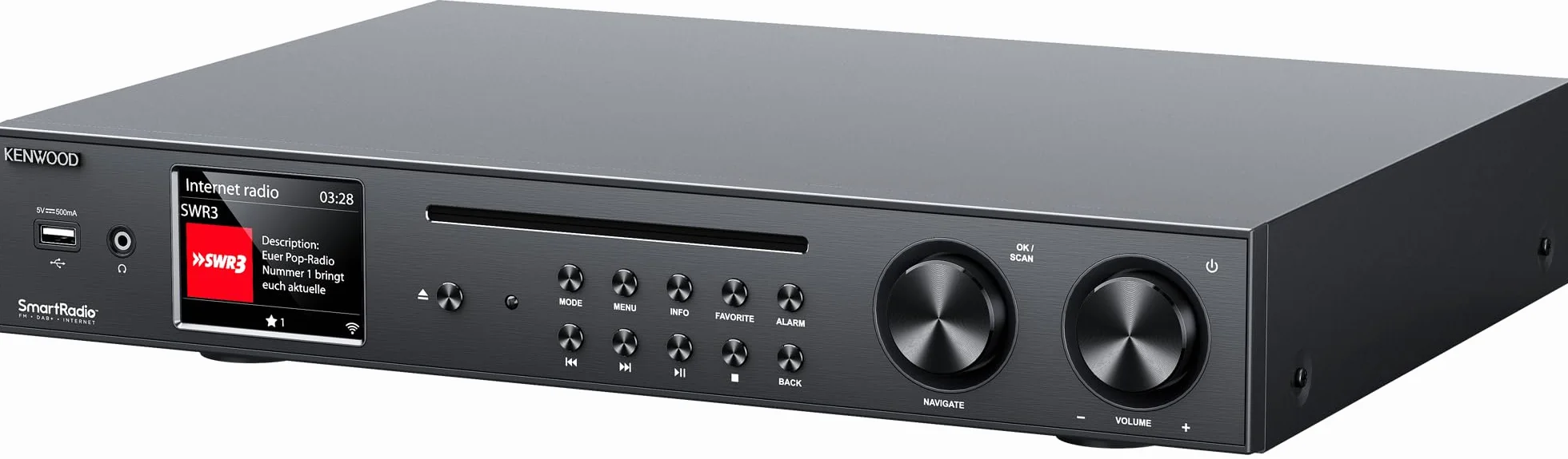 Kenwood KR-W8000SCD-B ricevitore AV 30 W Stereo Nero