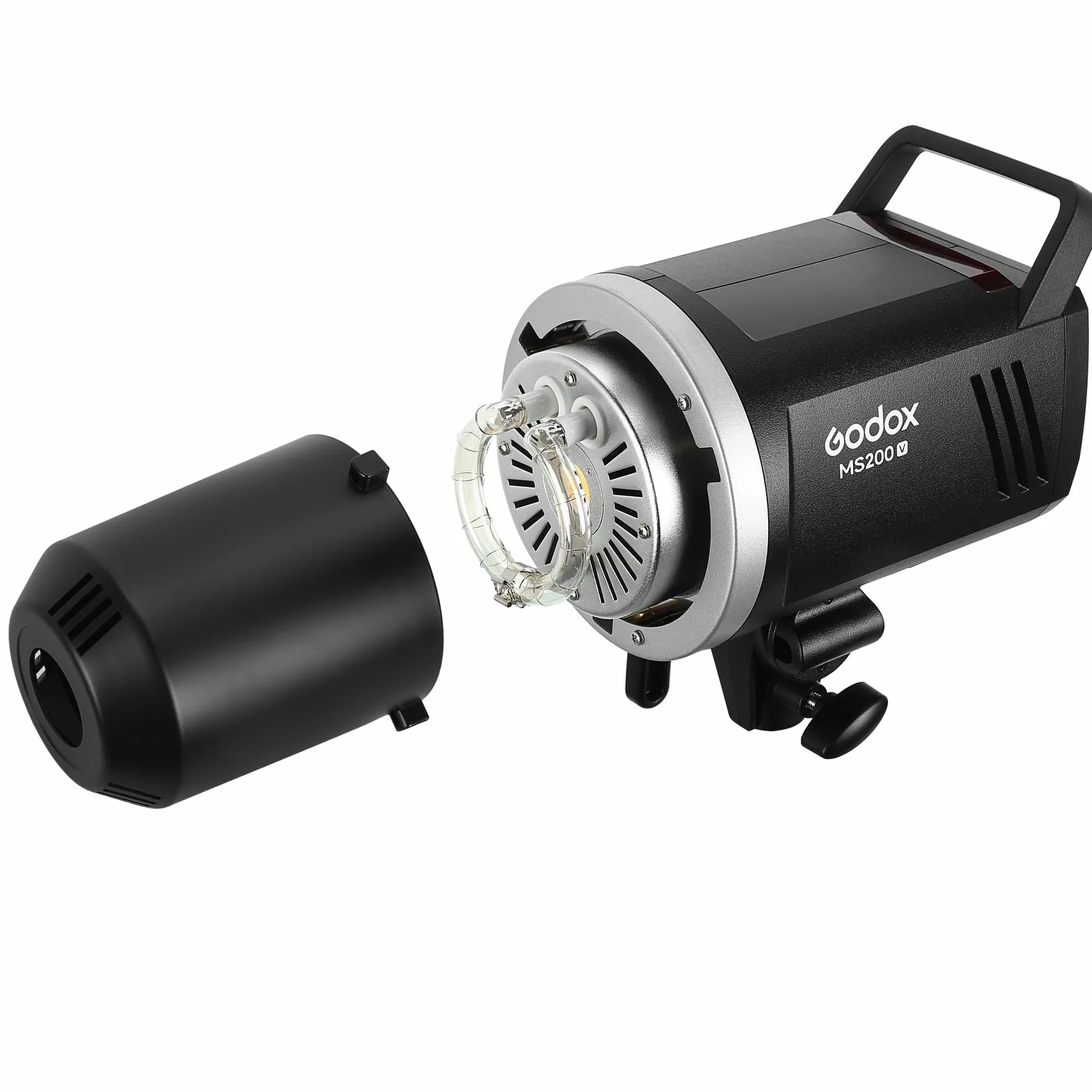 Godox MS200V MS200-V 200W 220V 5600K 2.4G Studio Flash LED Modeling Lamp, Portable Monture Bowens éclairage pour Photographie de Studio et Portrai